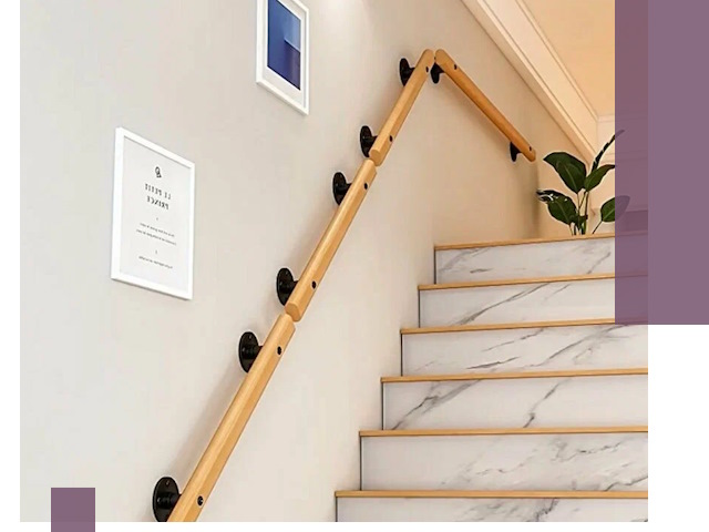 Поручни металлические и деревянные под ключ в Конаково