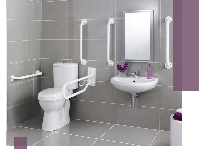 Поручни для санузлов в Конаково: установка, ремонт и монтаж