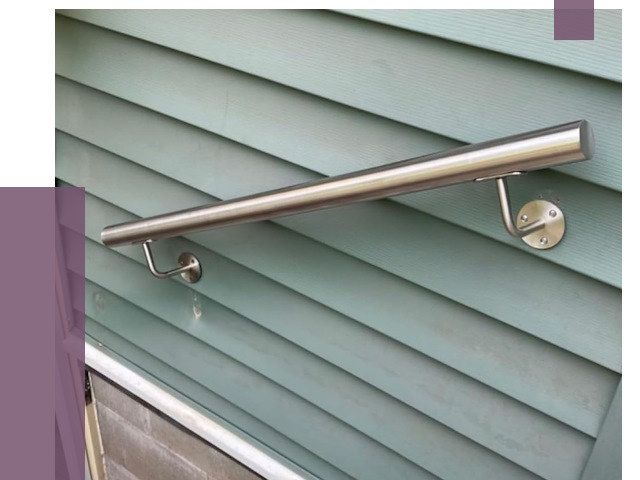 Поручни из нержавеющей стали в Конаково от 7603 руб.  | ПРОЛЁТ-Кнк